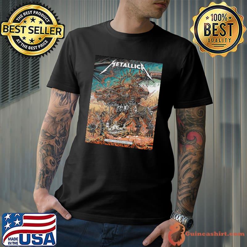 Second Night August 27th 2023 Metallica M72 Los Angeles Met On Tour In SoFi Stadium Shirt