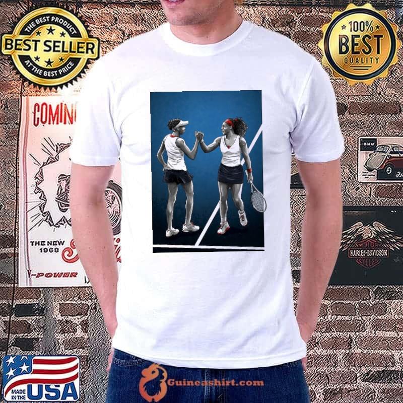 Serena & Venus Williams Tennis Artwork shirt