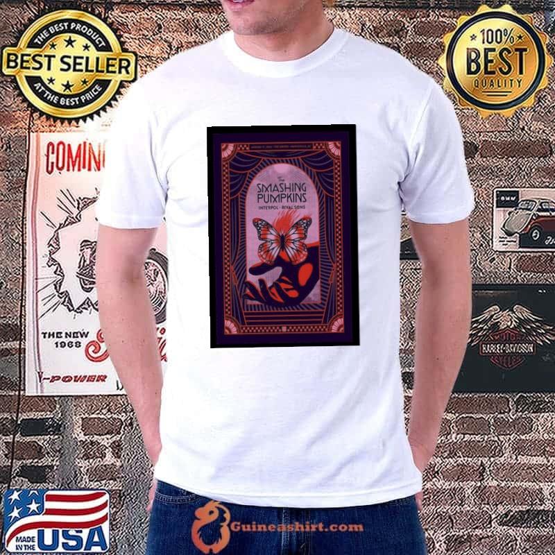 Smashing pumpkins 2023 08 17 orion ampitheater huntsville al poster shirt