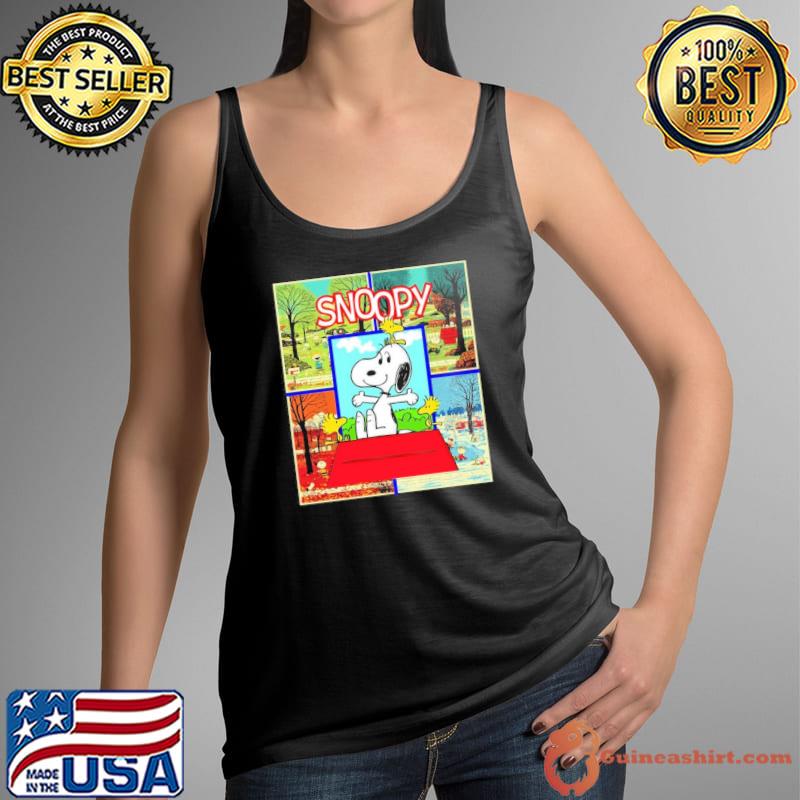 Snoopy and woodstock love happy everything shirt