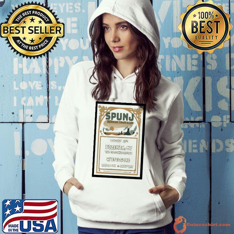 Spunj concert Bozeman MT aug 12 2023 summer tour poster s Hoodie