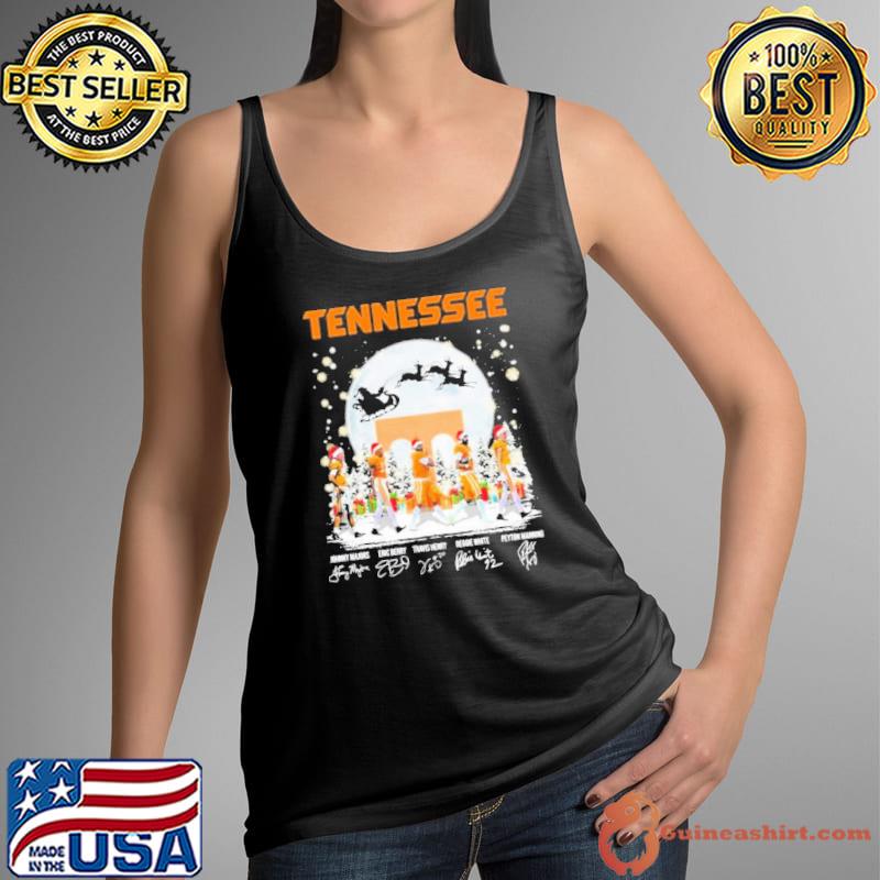 Tennessee Volunteers Football Abbey Road Christmas Moon Signatures Shirt