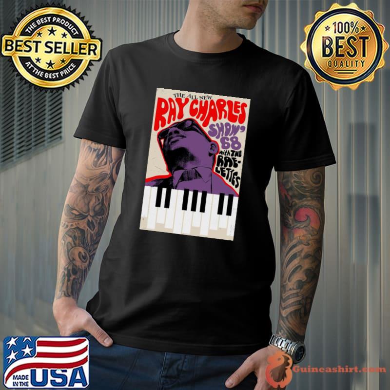 The All New Ray Charles Show' 68 With The Rae-Lettes concert T-Shirt