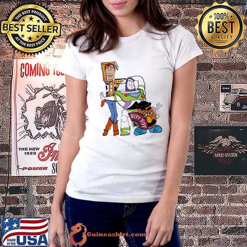 The House of Andy Toy Story Buzz Lightyear Woody Shirt Ladiestee