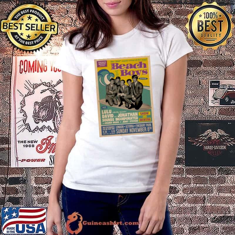 The Pop Music Even of The Year Beach Boys Concert Sunday November 6th T-Shirt Ladiestee