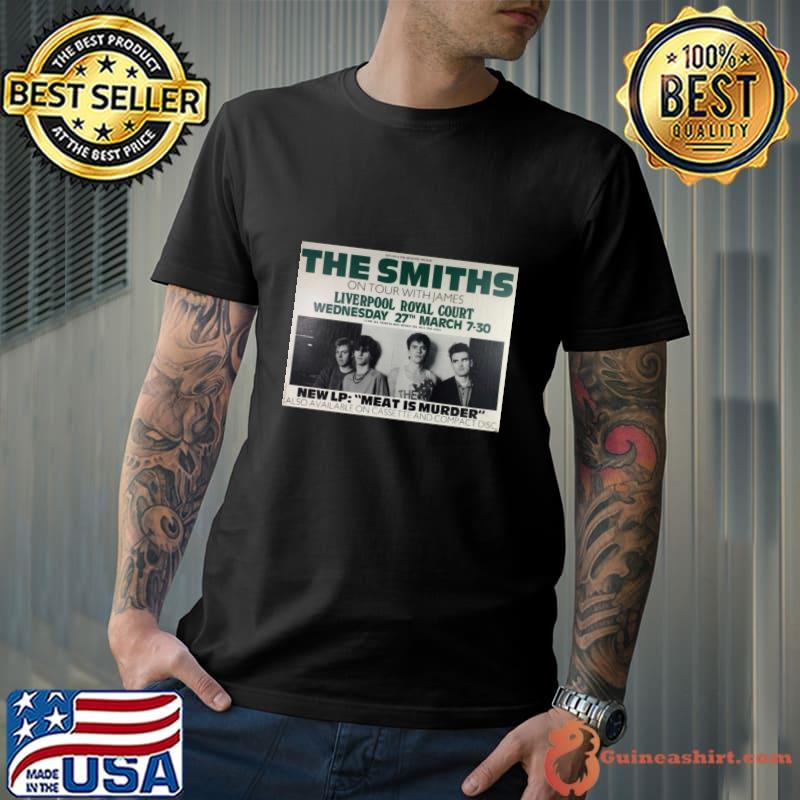 The Smiths On Tour With James Liverpool Royal Court Concert T-Shirt Unisex