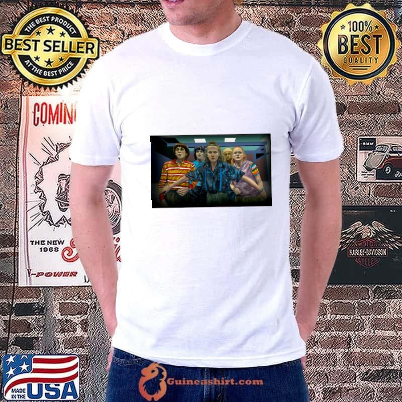 The Stranger Things Gang American science fiction horror drama T-Shirt