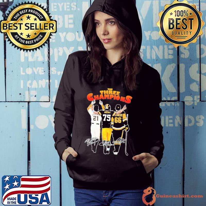 The Tree Champions Clemente Greene and Lemieux Pittsburgh Steelers signatures s Hoodie