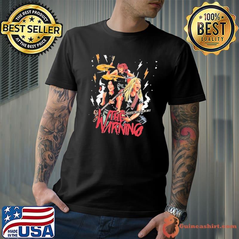 The warning band music rock band play guitar s Unisex