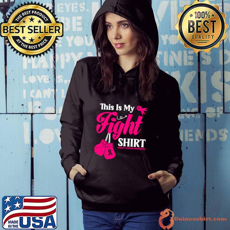 This Is My Fight Breast Cancer Warrior Fighter Pink Ribbon T-Shirt