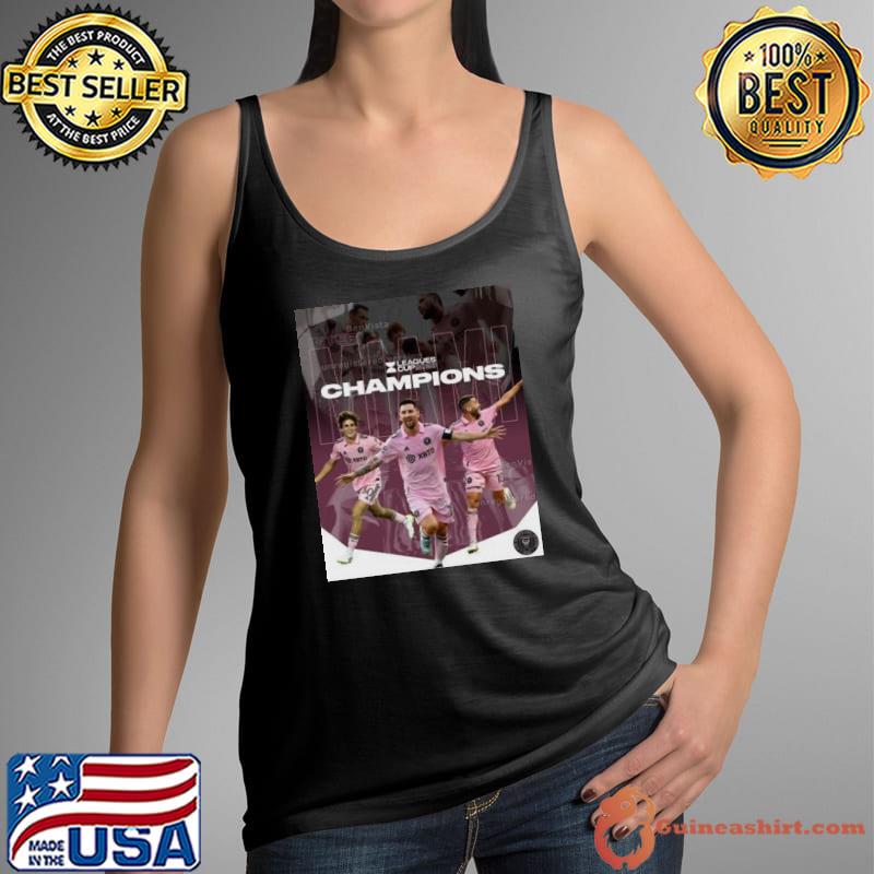 Top inter Miami CF First 2023 Leagues Cup Champions Poster Shirt (watermarked)
