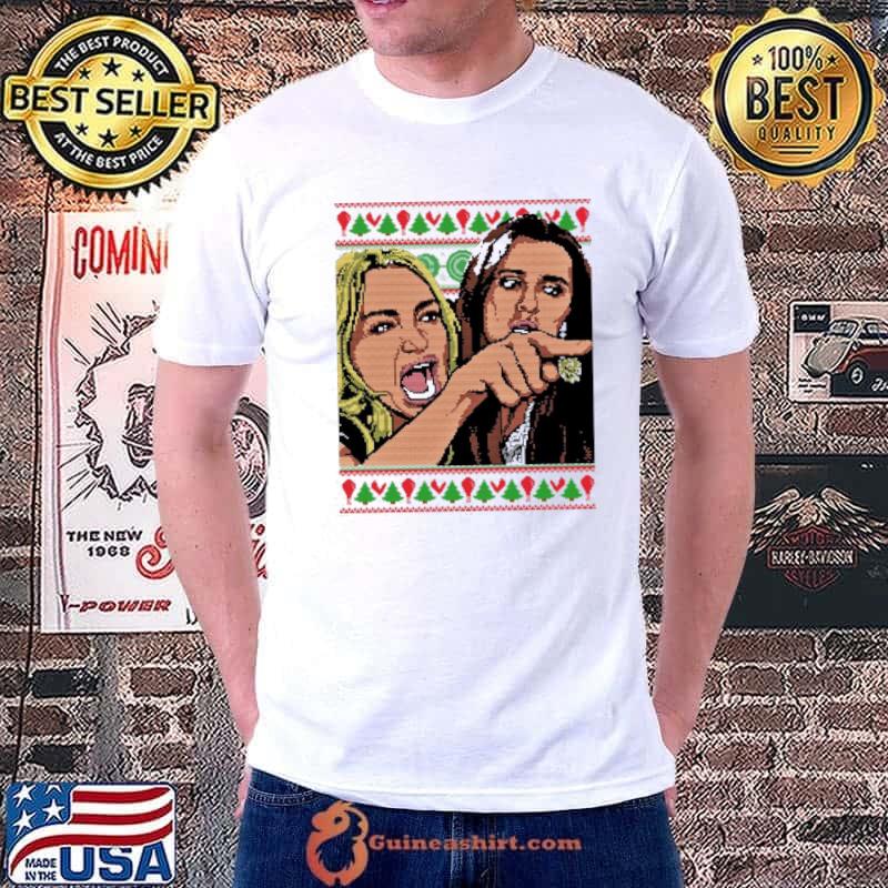 Woman Yelling At Cat Meme Ugly Christmas Shirt