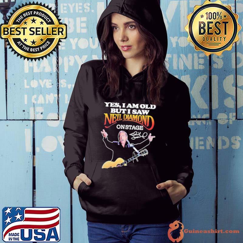 Yes i am old but i saw Neil Diamond on stage signature shirt