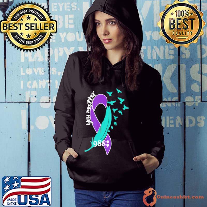 You matter suicide awareness birds shirt
