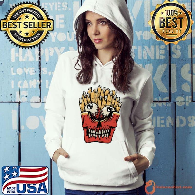 Zombie French Fries Halloween Shirt Hoodie