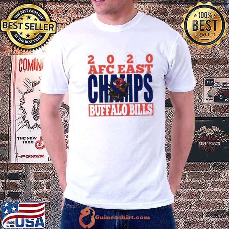 Funny 2020 AFC East Champions Buffalo Bills Football Shirt - Guineashirt  Premium ™ LLC