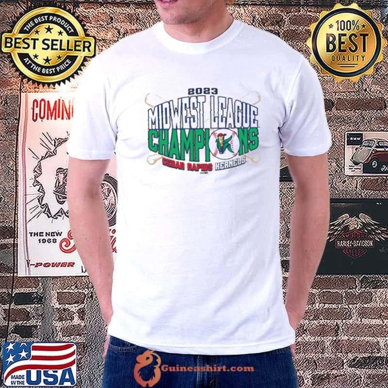 2023 Midwest League Champions Cedar Rapids Kernels shirt