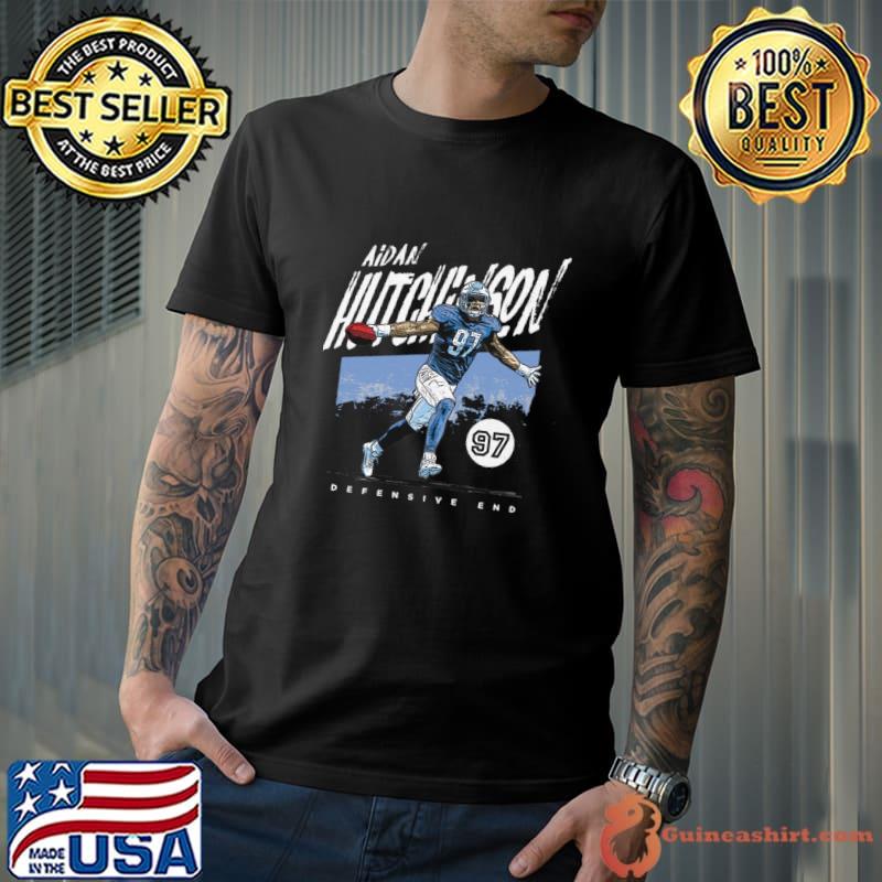 Aidan Hutchinson American football defensive end Detroit Grunge T-Shirt