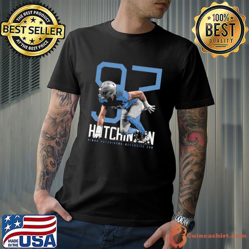 Aidan Hutchinson football defensive end Detroit Bold Number T-Shirt