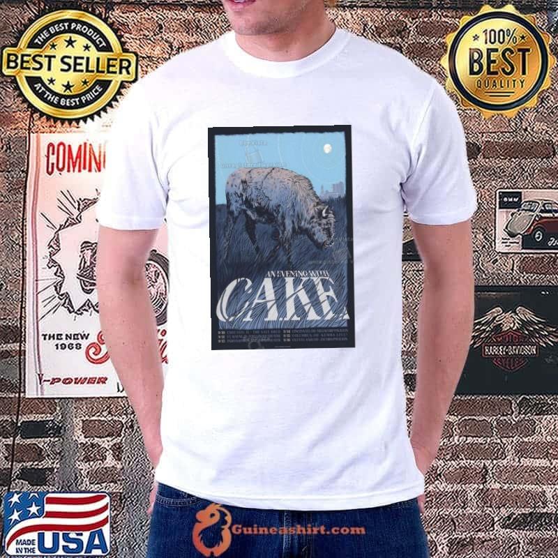 An Evening With Cake September 2023 Poster shirt