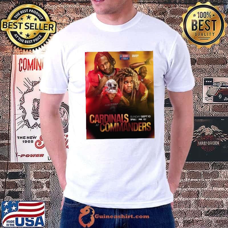 Arizona Cardinals Vs Washington Commanders 2023 Nfl Kickoff Shirt