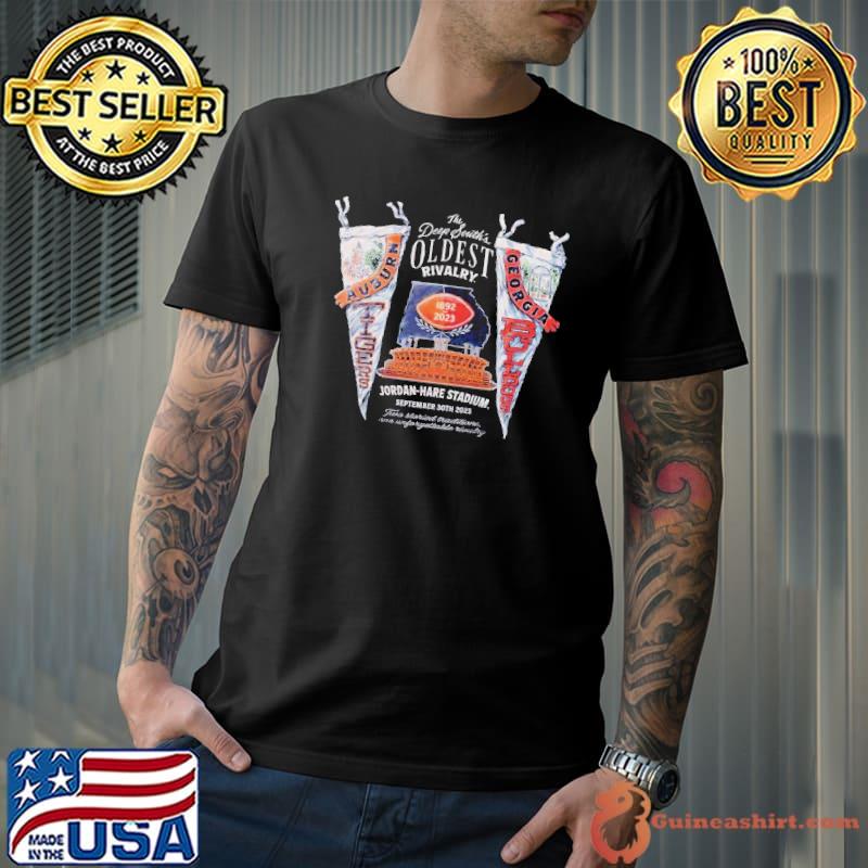 Auburn Tigers Vs Georgia Bulldogs The Deep South’s Oldest Rivalry Jordan-Hare Stadium September 30th 2023 Shirt