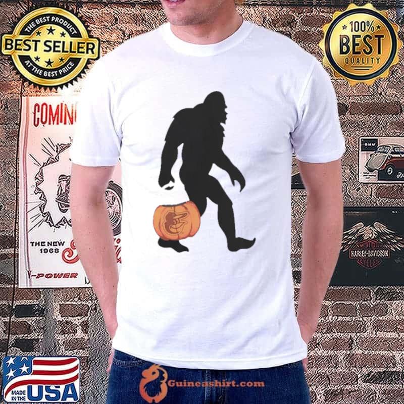 Baltimore Orioles Bigfoot Halloween shirt