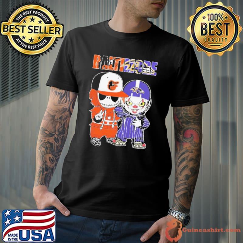 Official Baltimore ravens and baltimore orioles logo T-shirt, hoodie, tank  top, sweater and long sleeve t-shirt