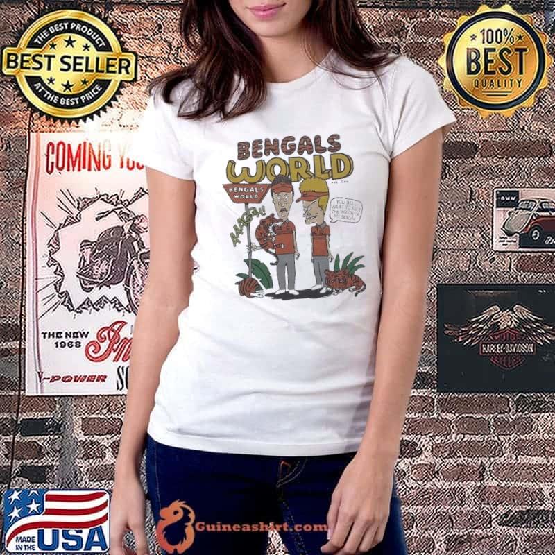 Beavis And Butthead x Cincinnati Bengals World T-Shirt, hoodie, sweater,  long sleeve and tank top