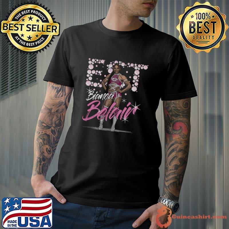 Bianca Belair American professional wrestler and fitness Pose T-Shirt