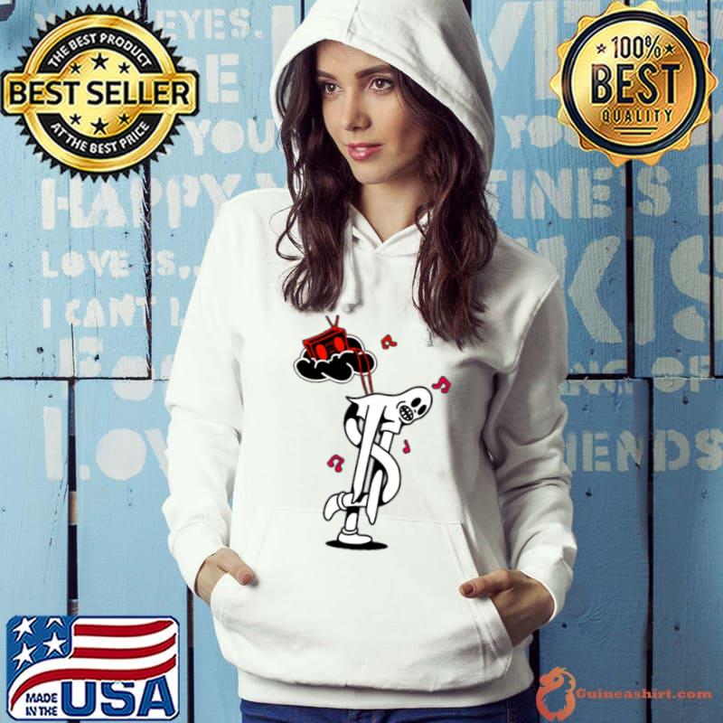 Black And White Cool Dancing Ghost s Hoodie