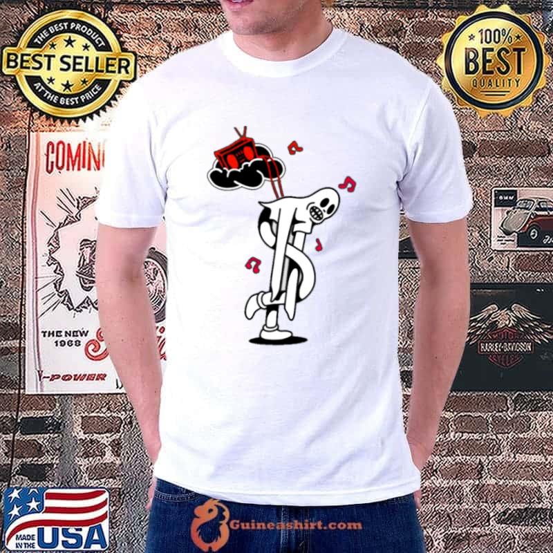 Black And White Cool Dancing Ghost shirt