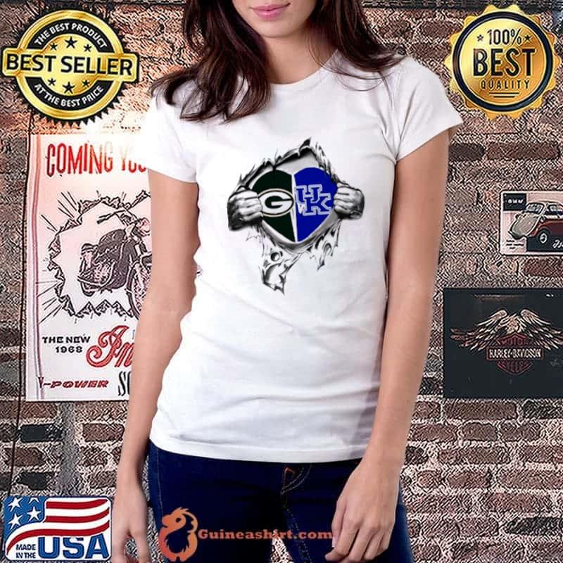 Blood Inside Me Chicago Cubs And Kentucky Wildcats 2023 shirt