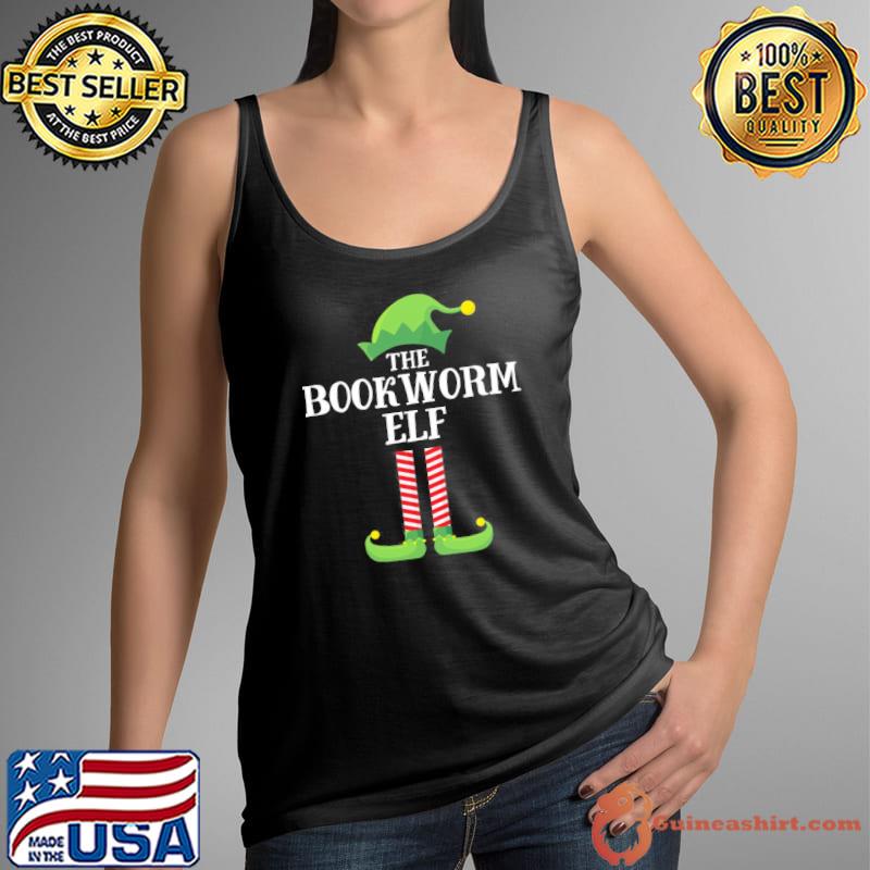 Bookworm Elf Group Christmas Vintage Shirt Tank Top