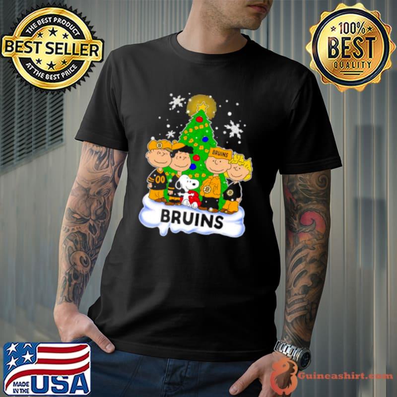 Boston Bruins The Peanuts Christmas Tree shirt