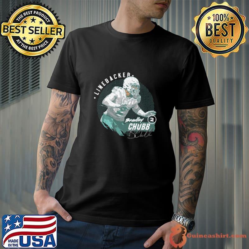 Bradley Chubb American football linebacker Signature Miami Dots T-Shirt