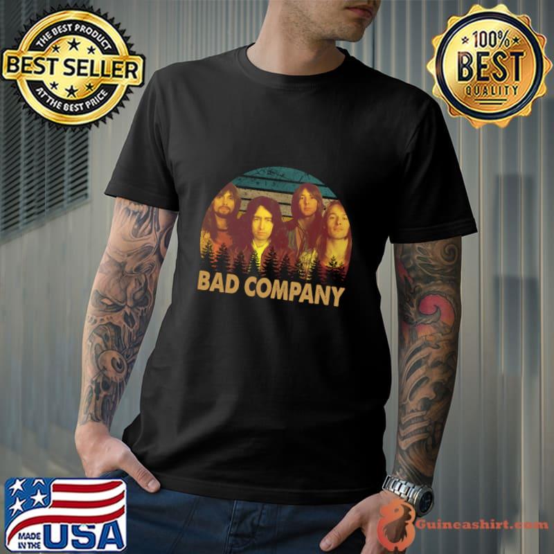 Brian Howe's Legacy Bad Company Vocalist Vintage Sunset T-Shirt
