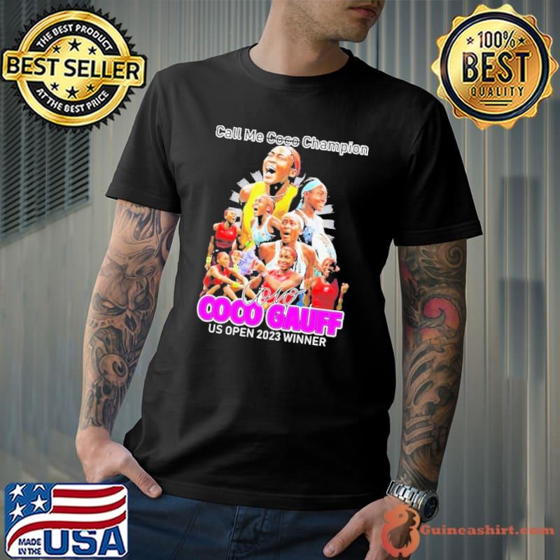 Call Me Coco Champion Coco Gauff Us Open 2023 Winner Signature Shirt