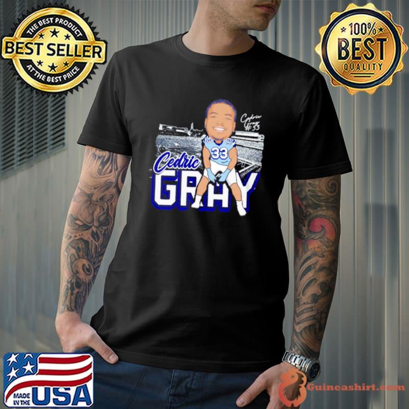 Cedric Gray caricature signature shirt