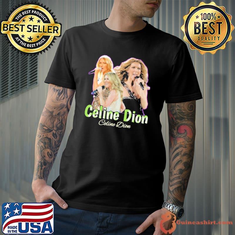 Celine Dion singer a canada shirt