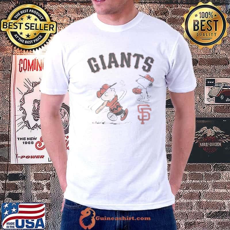 Charlie Brown And Snoopy Playing Baseball San Francisco Giants MLB 2023  Shirt, hoodie, sweater, long sleeve and tank top