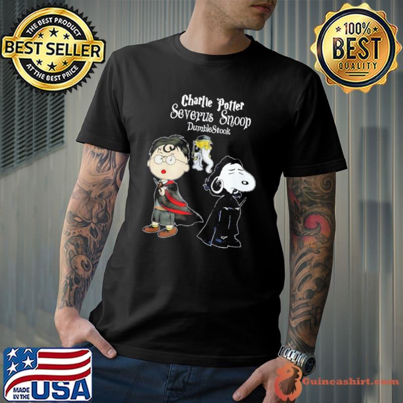 Charlie Potter severus snoopy dumble stook shirt