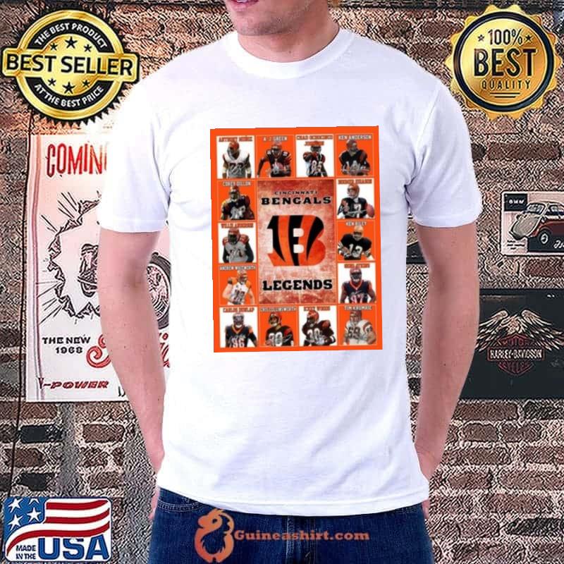 Cincinnati Bengals Legends Signatures 2023 Shirt