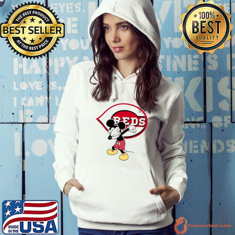 Cincinnati Reds MLB Baseball Dabbing Mickey Disney Sports T Shirt