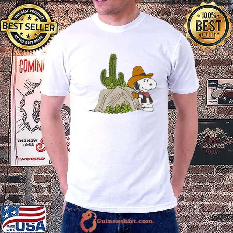 Cowboy Snoopy cactus shirt