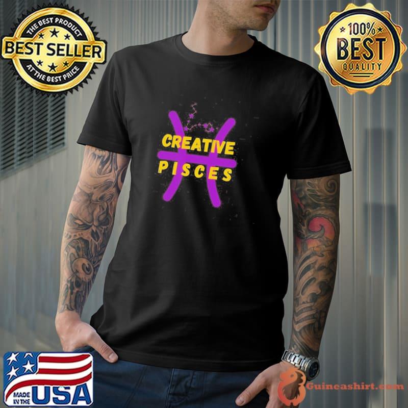 Creative Pisces Zodiac shirt