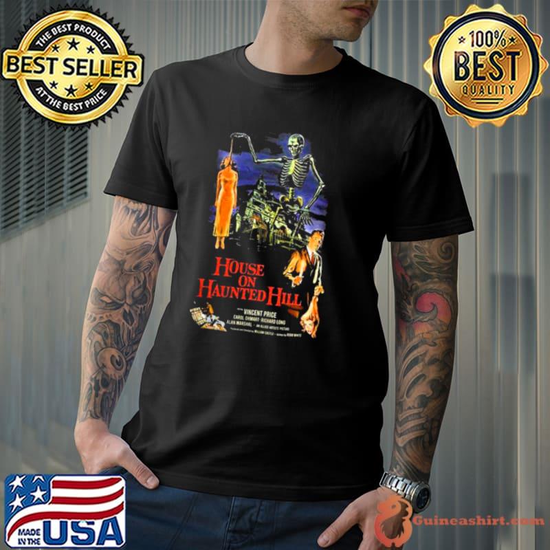 Damaged society house on haunted hill poster shirt
