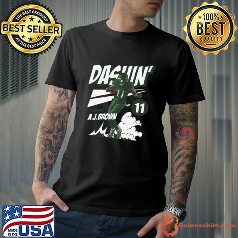 Dashin' Feathring A.J. Brown Philadelphia Dashin Football T-Shirt