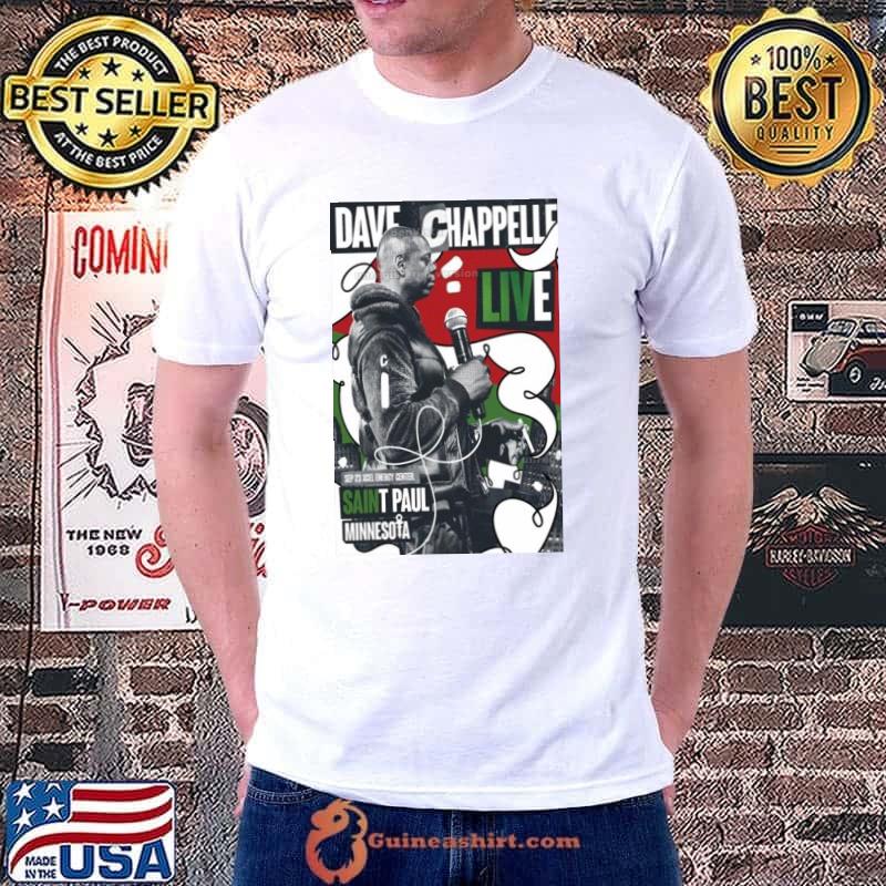 Dave Chappelle Sep 23 2023 Xcel Energy Center Saint Paul Minnesota Poster New shirt