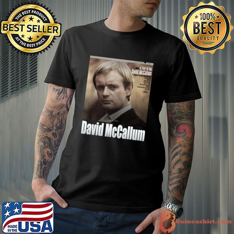David McCallum actor and musician T-Shirt